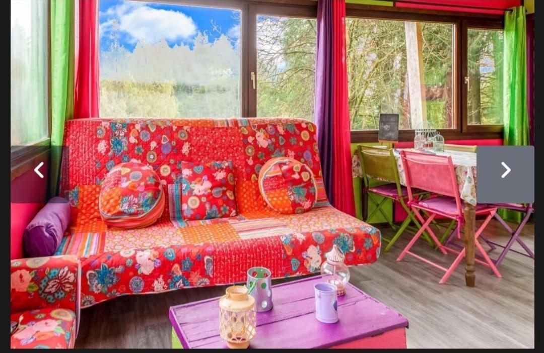 Yourte Mongole Et Cabane Houffalize Eksteriør billede